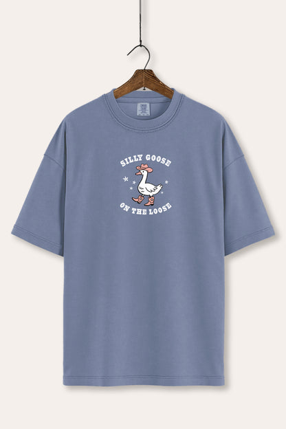 Silly Goose Western Graphic Women's Comfort Tee