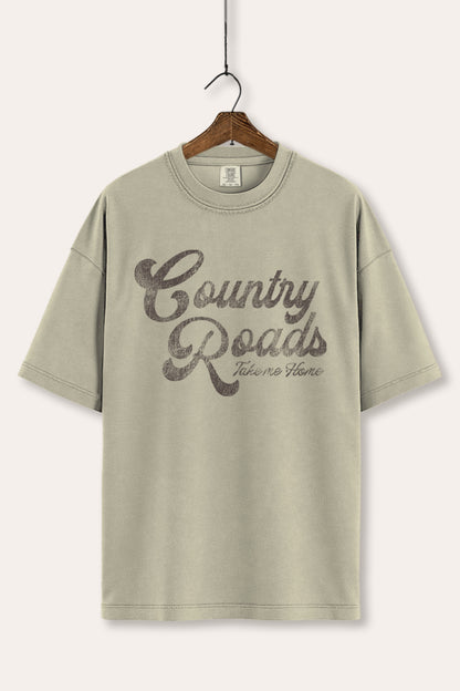 Western Country Roads Graphic Tee Women's Comfort Fit