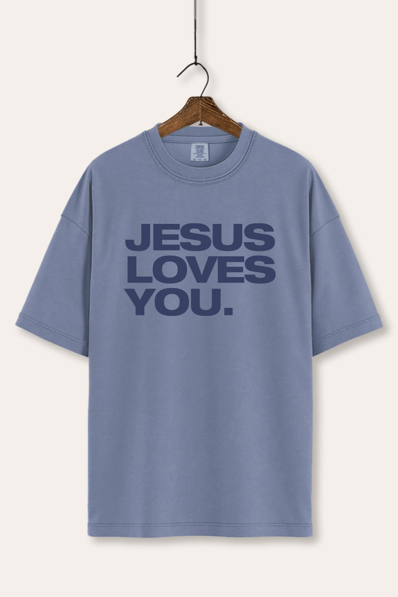 Jesus Loves You Graphic Tee Women's Comfort Fit