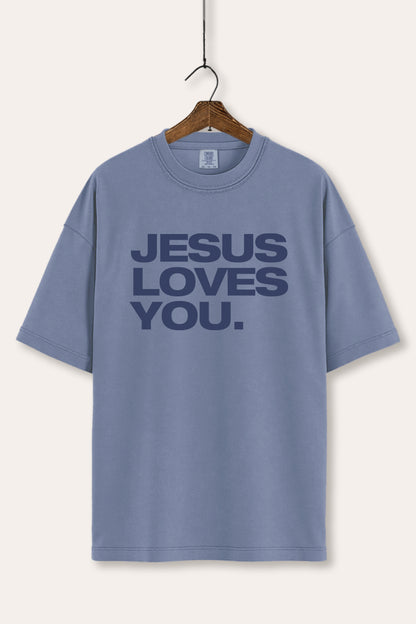 Jesus Loves You Graphic Tee Women's Comfort Fit