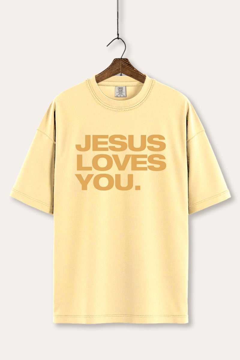 Jesus Loves You Graphic Tee Women's Comfort Fit