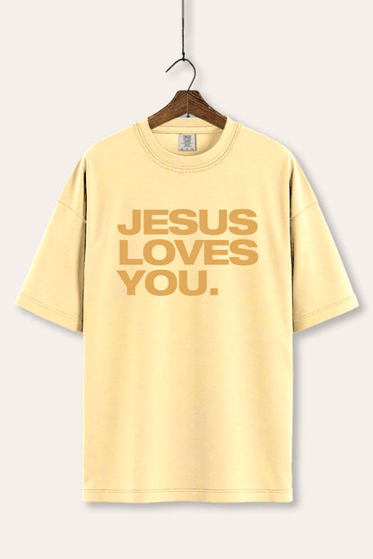 Jesus Loves You Graphic Tee Women's Comfort Fit