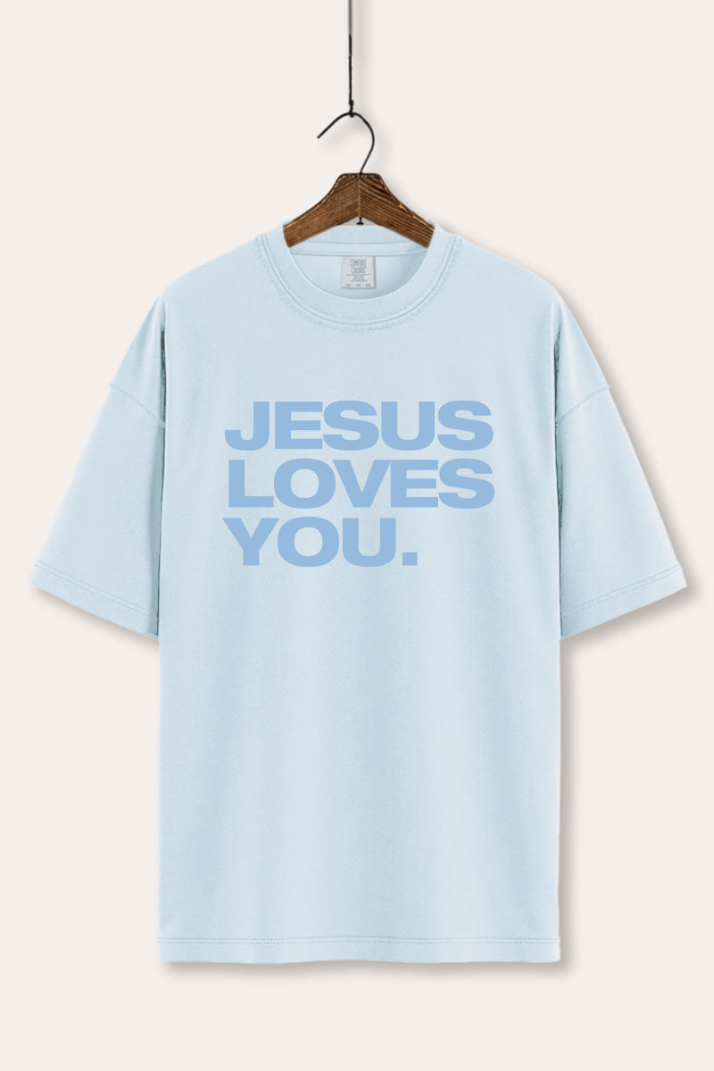 Jesus Loves You Graphic Tee Women's Comfort Fit