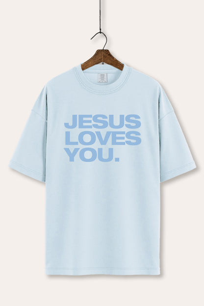 Jesus Loves You Graphic Tee Women's Comfort Fit