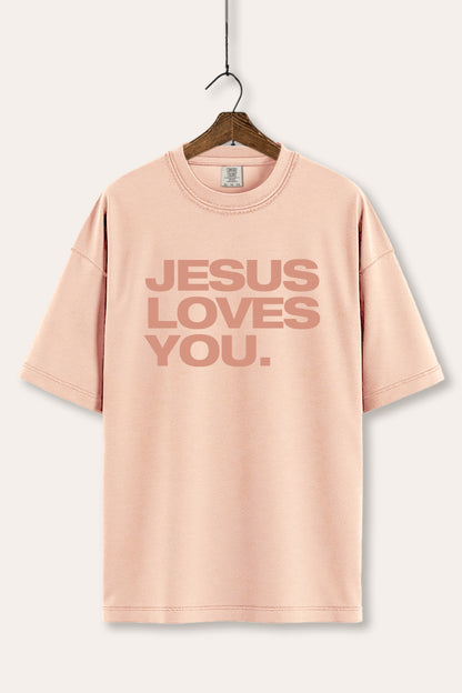 Jesus Loves You Graphic Tee Women's Comfort Fit