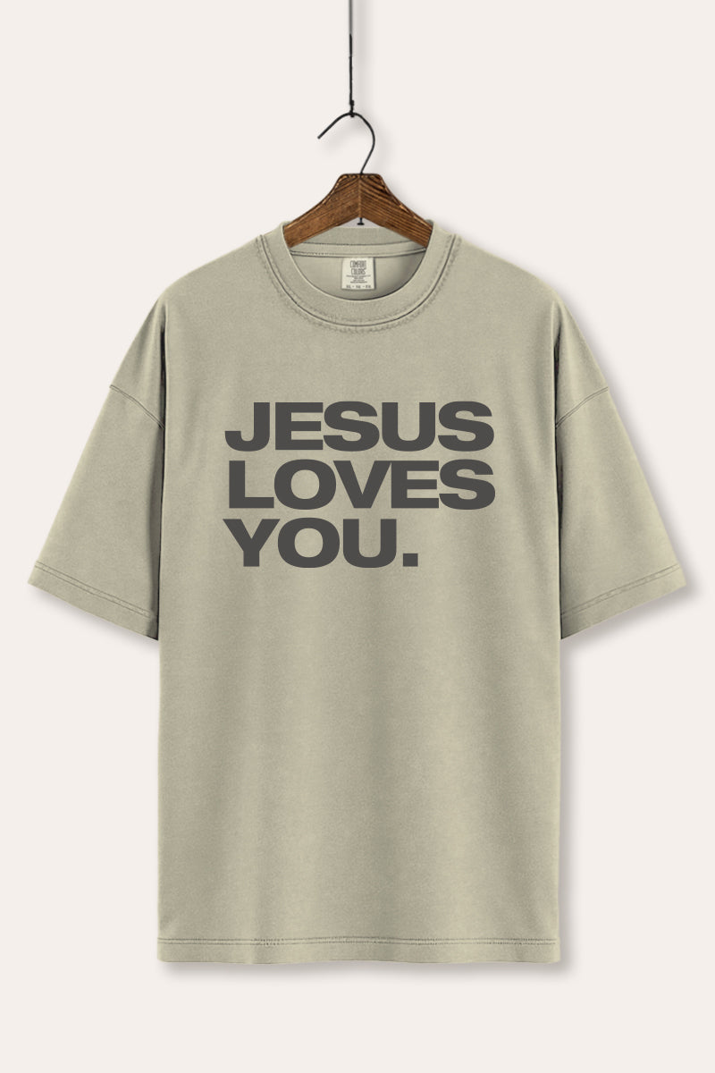 Jesus Loves You Graphic Tee Women's Comfort Fit