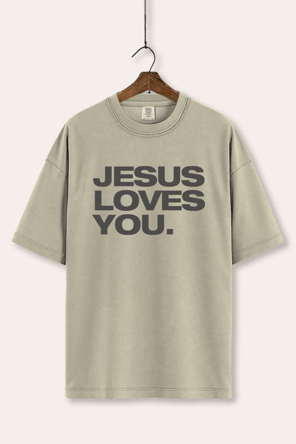 Jesus Loves You Graphic Tee Women's Comfort Fit