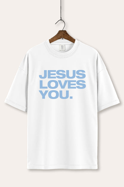 Jesus Loves You Graphic Tee Women's Comfort Fit
