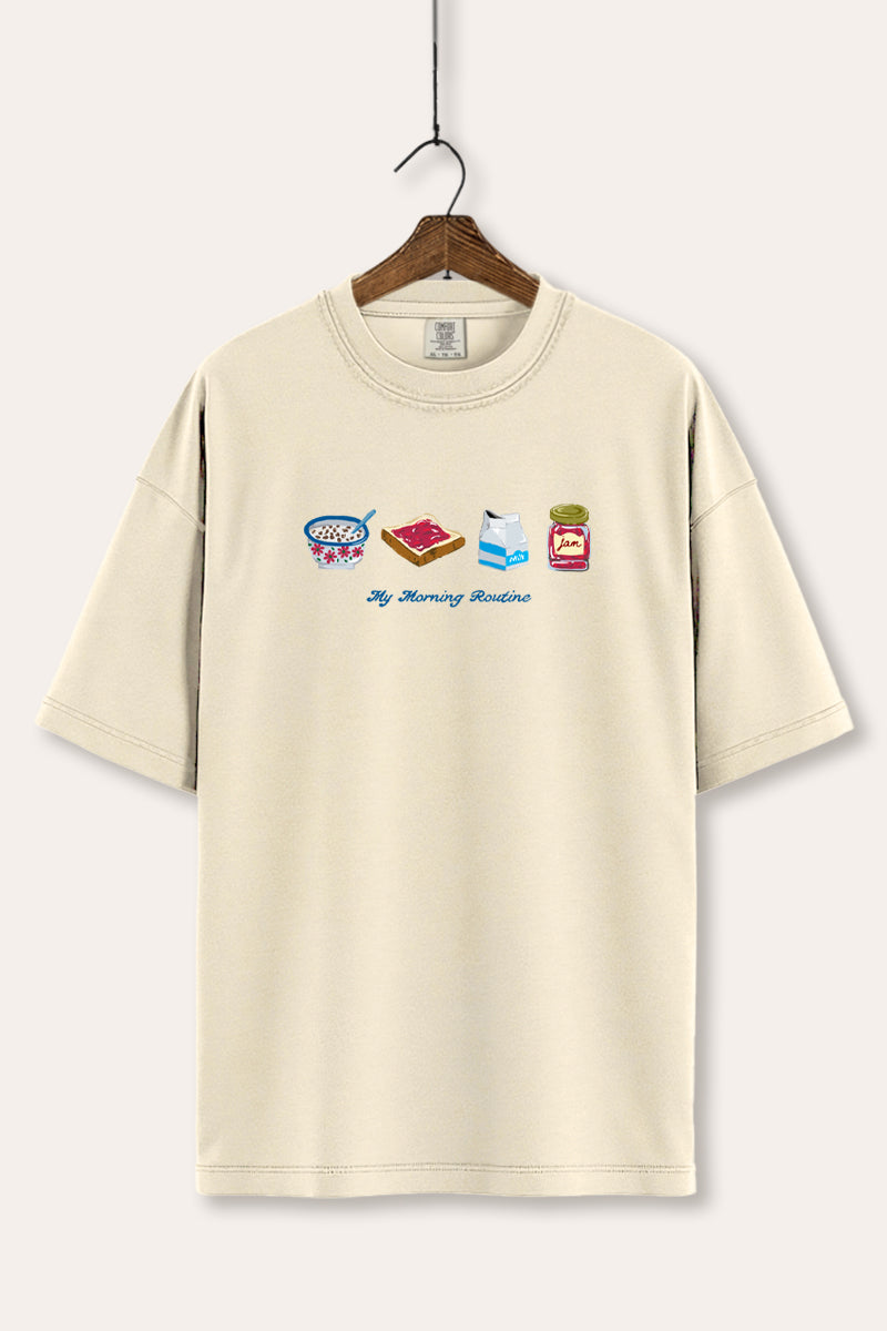 My Morning Routine Graphic Tee Women's Comfort Fit