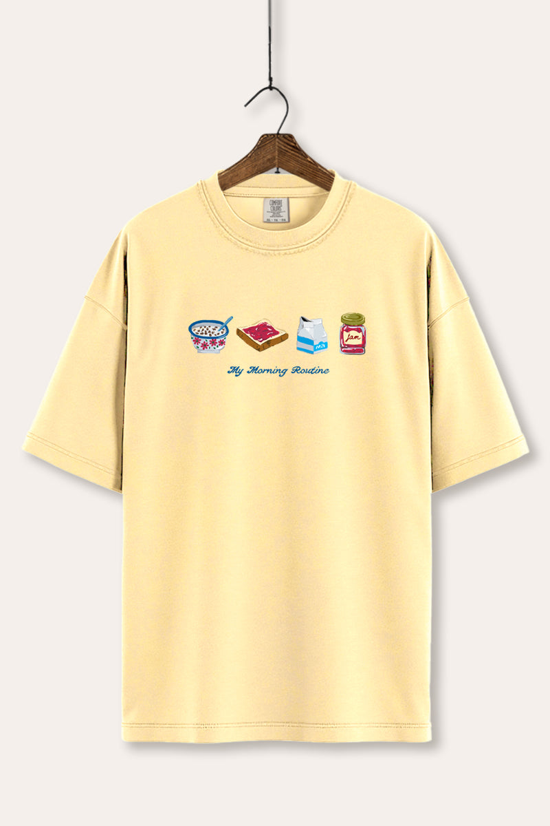 My Morning Routine Graphic Tee Women's Comfort Fit