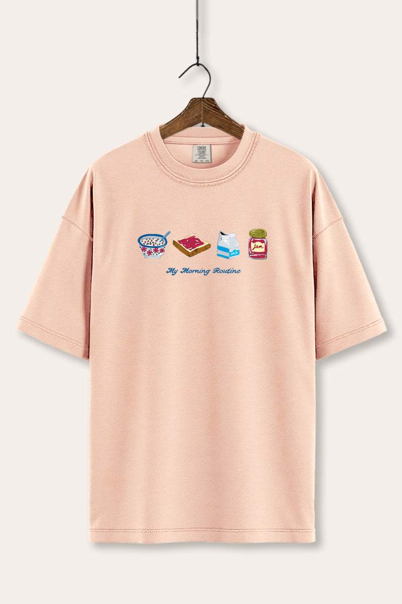 My Morning Routine Graphic Tee Women's Comfort Fit