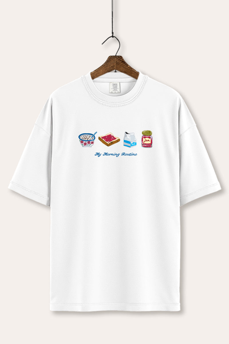 My Morning Routine Graphic Tee Women's Comfort Fit