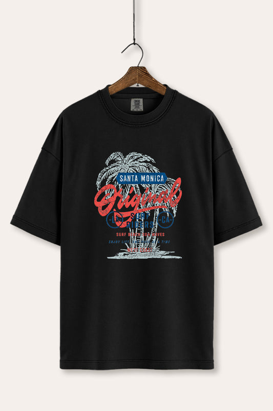 Santa Monica Surf Riders Graphic Women's Comfort Tee