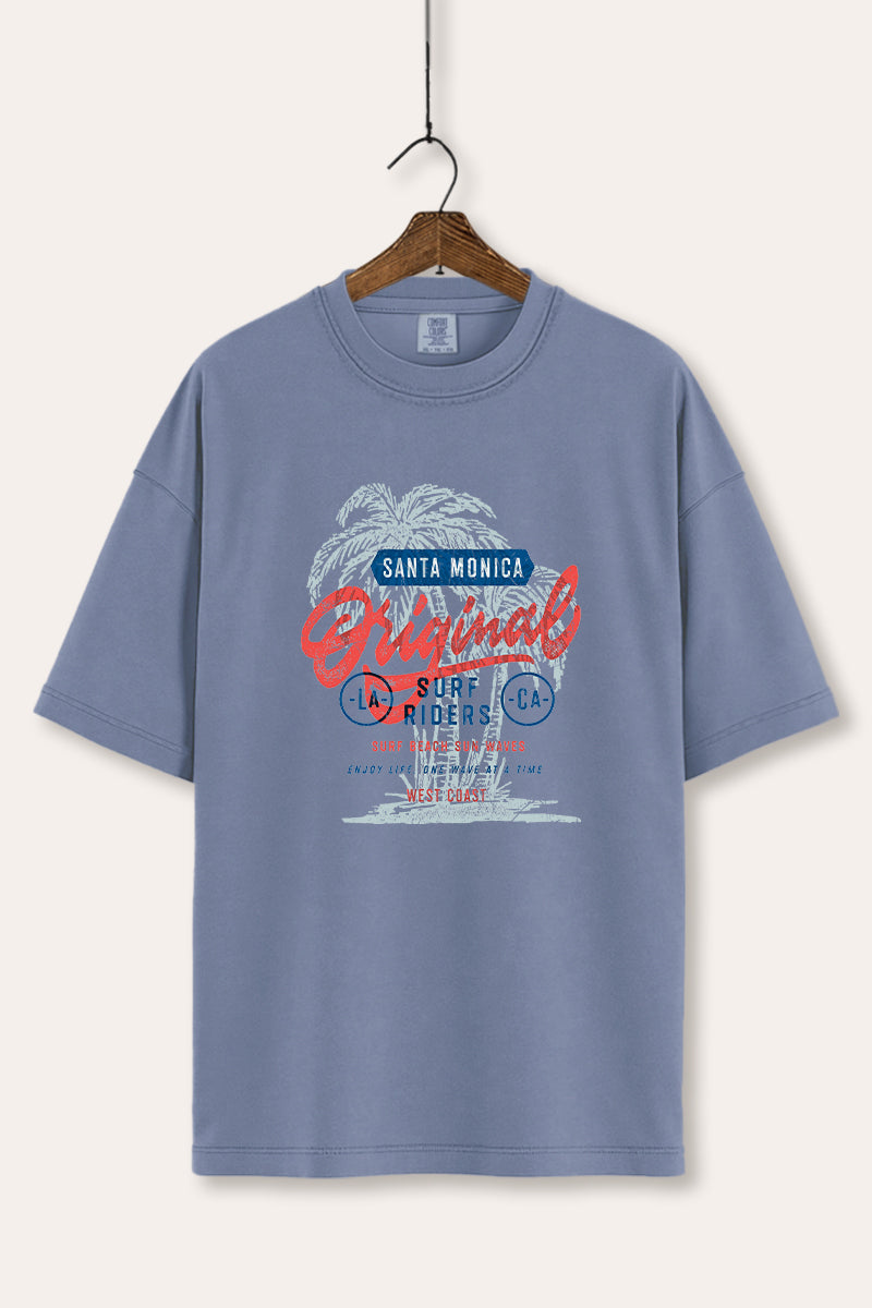 Santa Monica Surf Riders Graphic Women's Comfort Tee