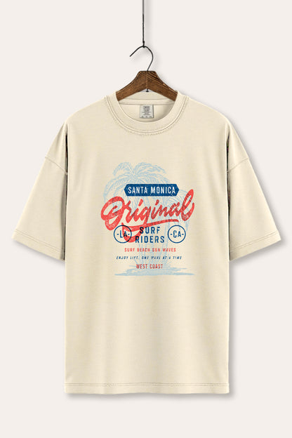 Santa Monica Surf Riders Graphic Women's Comfort Tee