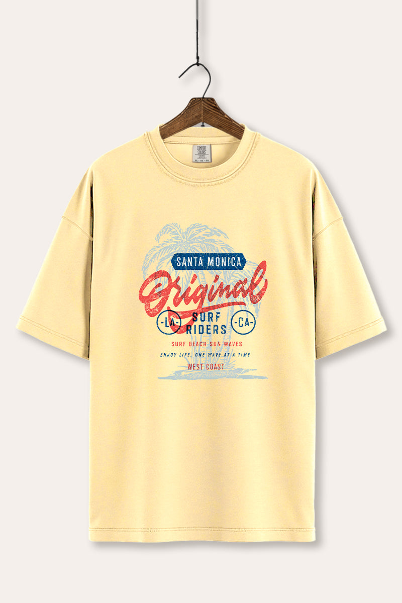Santa Monica Surf Riders Graphic Women's Comfort Tee