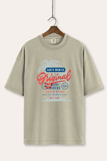 Santa Monica Surf Riders Graphic Women's Comfort Tee