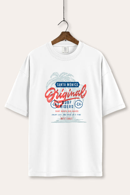 Santa Monica Surf Riders Graphic Women's Comfort Tee