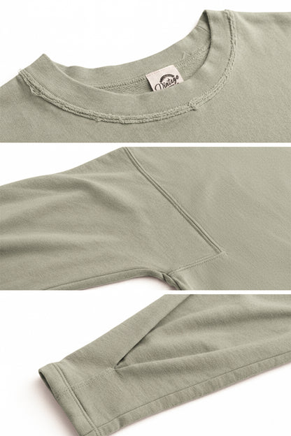 Vintage Motor City Streets Graphic Cropped Sweatshirt