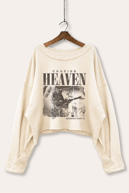 Rock American Tour Cropped Sweatshirt