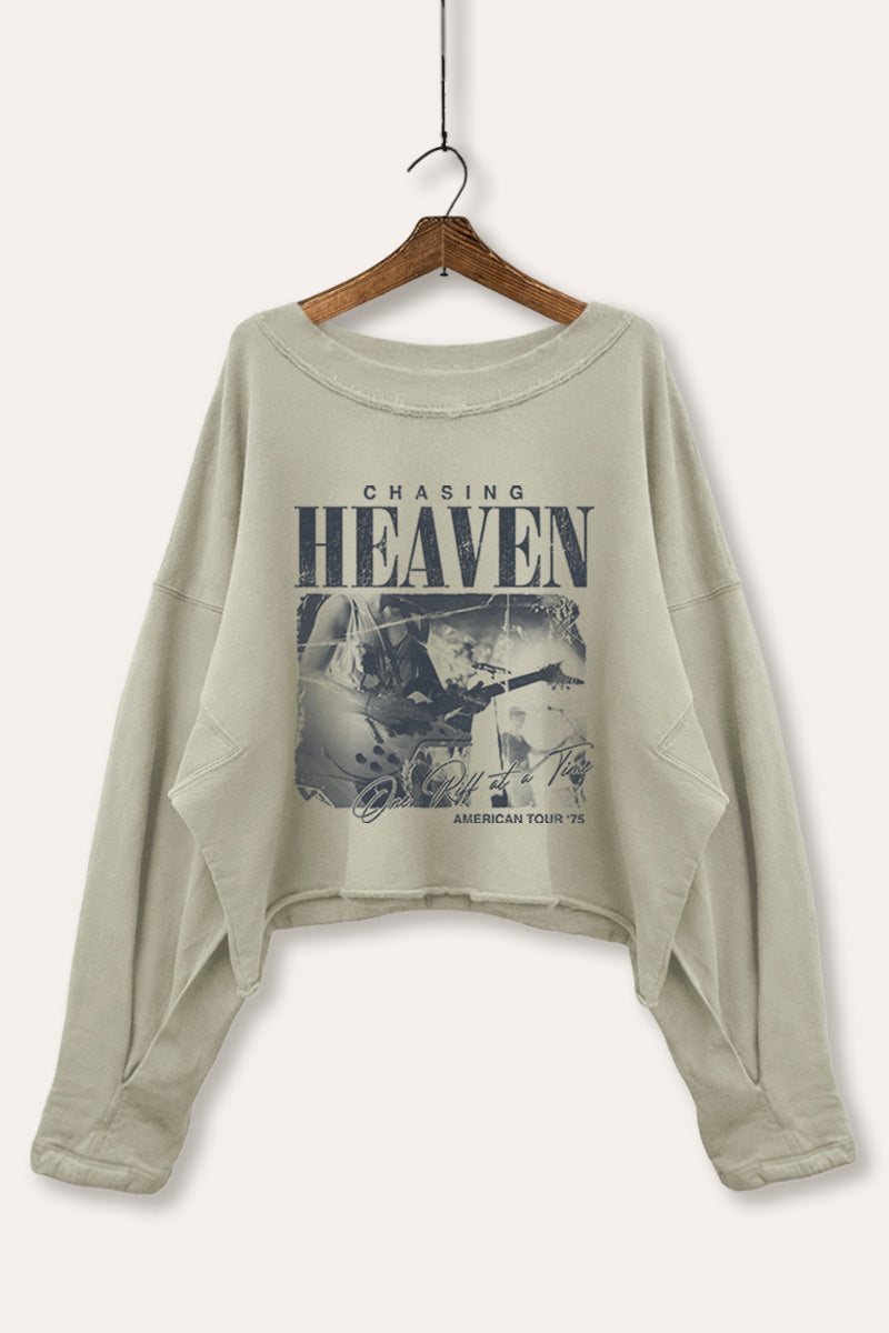 Rock American Tour Cropped Sweatshirt