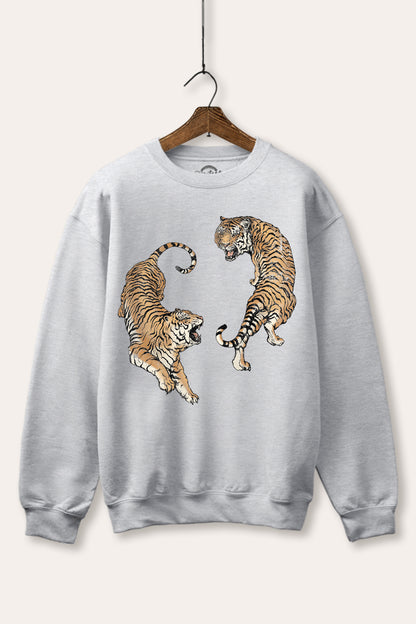 Fighting Tigers Graphic Fleece Sweatshirt