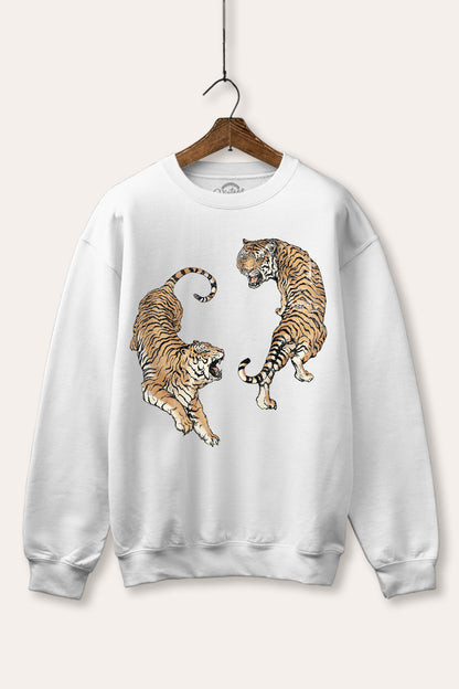 Fighting Tigers Graphic Fleece Sweatshirt