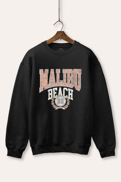 Malibu Beach Collegiate Graphic Fleece Sweatshirt