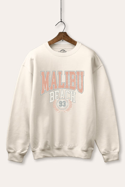 Malibu Beach Collegiate Graphic Fleece Sweatshirt