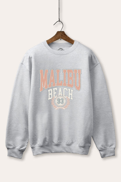 Malibu Beach Collegiate Graphic Fleece Sweatshirt