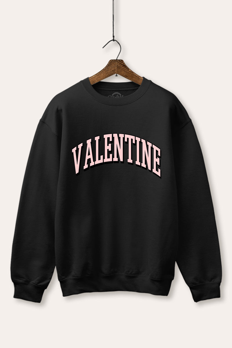 Valentine Collegiate Graphic Fleece Sweatshirt