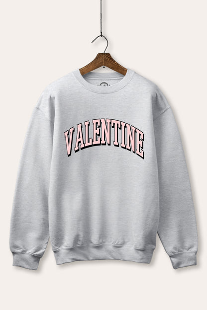 Valentine Collegiate Graphic Fleece Sweatshirt