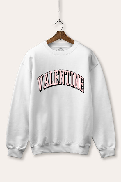 Valentine Collegiate Graphic Fleece Sweatshirt