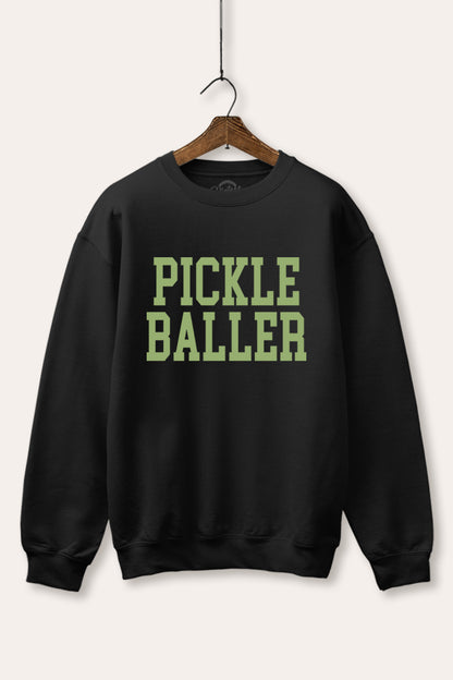 Pickle Baller Graphic Fleece Sweatshirt