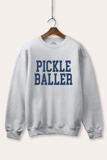 Pickle Baller Graphic Fleece Sweatshirt