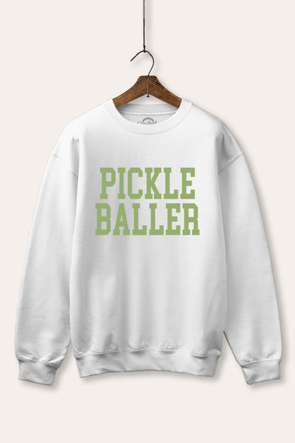 Pickle Baller Graphic Fleece Sweatshirt