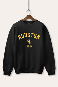 houston texas rodeo graphic fleece sweatshirt