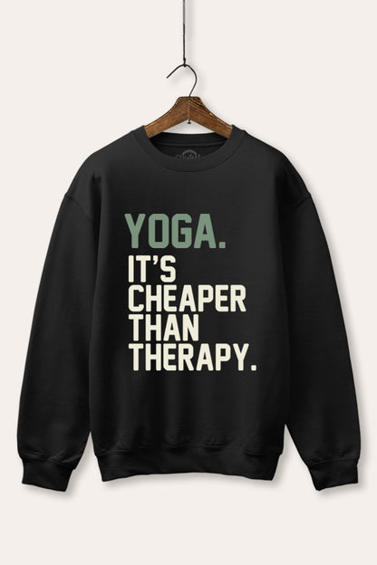 Yoga Therapy Graphic Fleece Sweatshirt