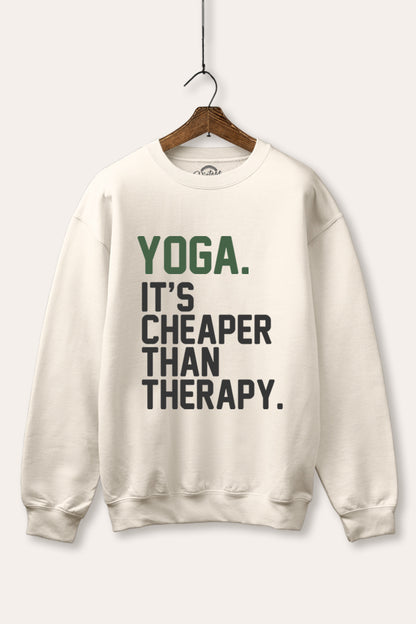 Yoga Therapy Graphic Fleece Sweatshirt