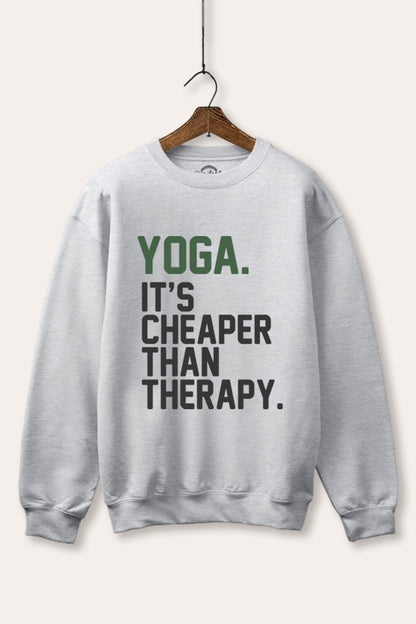 Yoga Therapy Graphic Fleece Sweatshirt