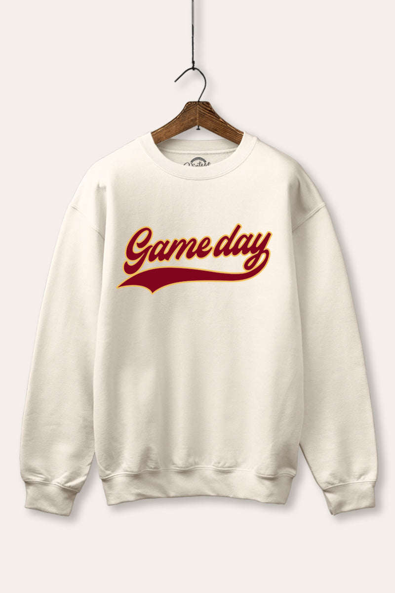 "game day" varsity graphic fleece sweatshirt