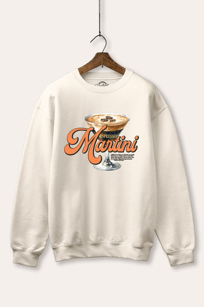Espresso Martini Graphic Fleece Sweatshirt