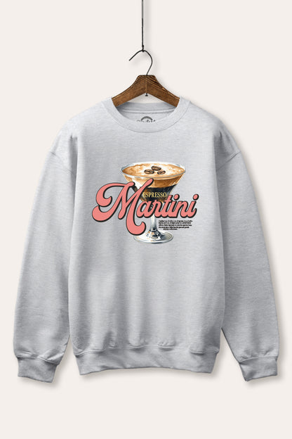Espresso Martini Graphic Fleece Sweatshirt
