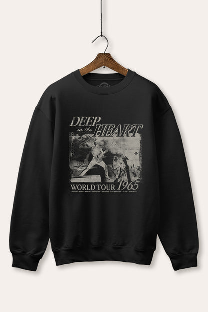 World Tour Music Concert Graphic Fleece Sweatshirt