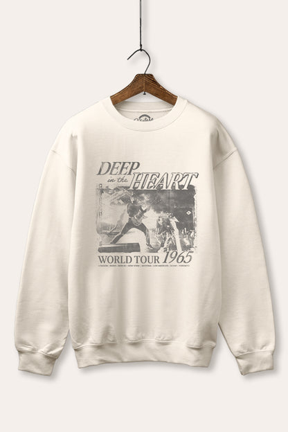 World Tour Music Concert Graphic Fleece Sweatshirt