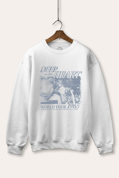 World Tour Music Concert Graphic Fleece Sweatshirt