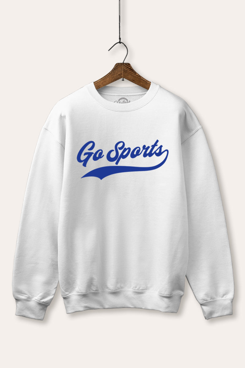 "go sports" varsity graphic fleece sweatshirt