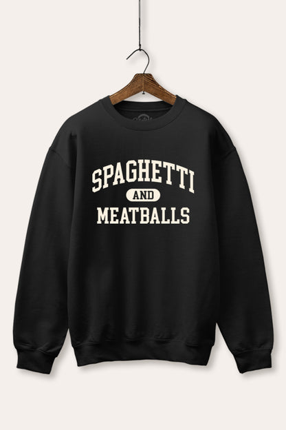 Spaghetti & Meatballs Graphic Fleece Sweatshirt