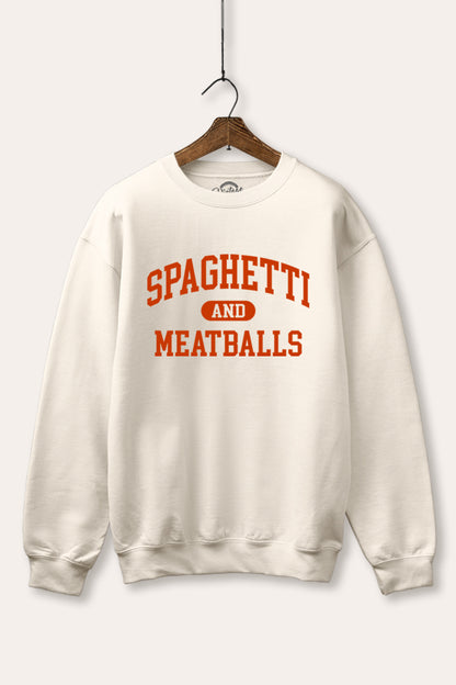 Spaghetti & Meatballs Graphic Fleece Sweatshirt