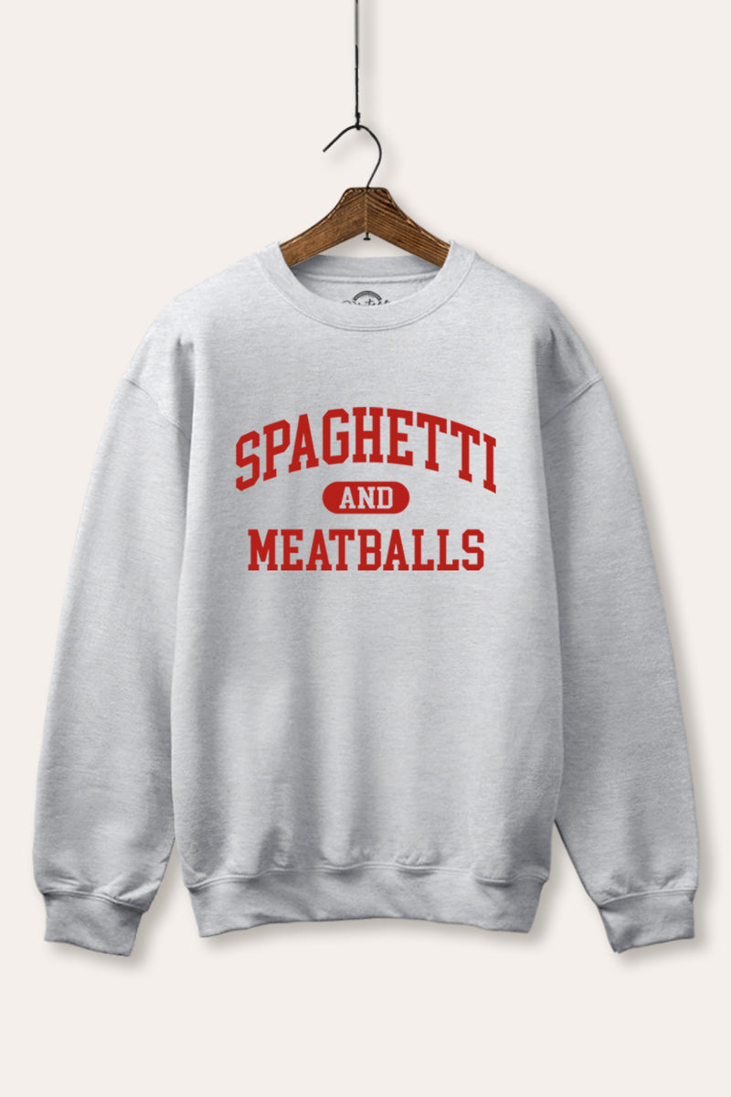 Spaghetti & Meatballs Graphic Fleece Sweatshirt